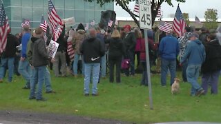 Moog workers walk out in protest of vaccine mandate