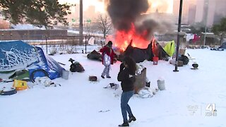 Homeless community faces harsh reality trying to stay warm during winter