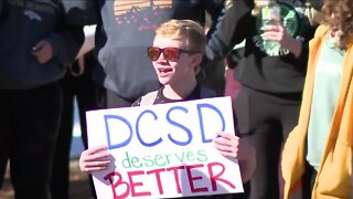 Hundreds of Douglas County students walk out, protest firing of former superintendent Corey Wise