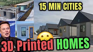 🧠3D Printed Neighborhoods in Texas and Boxabl - Automated Smart Cities🏙️