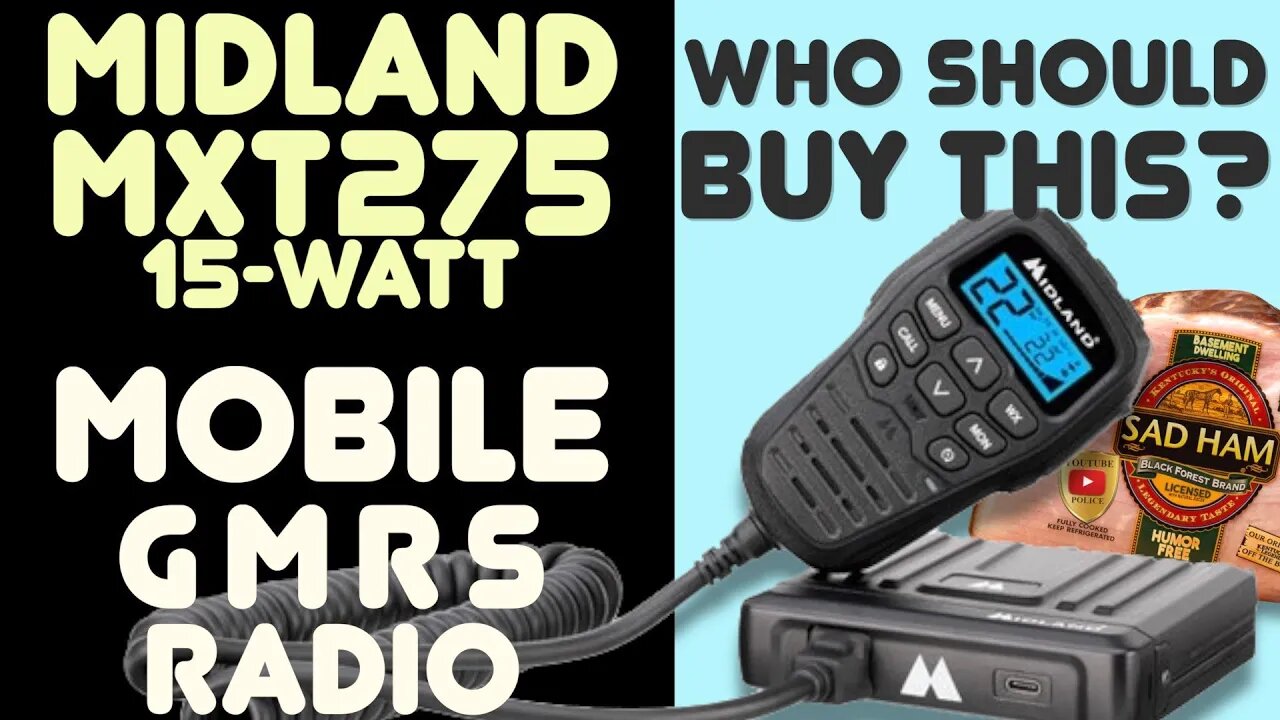 Midland MXT275 GMRS Mobile Review, Power Output Test, SWR, & Range Test