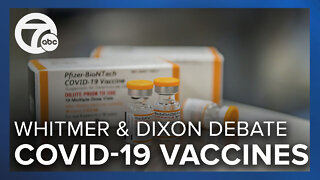 Tudor Dixon, Gretchen Whitmer debate COVID-19 vaccines