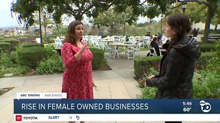 Rise in female owned businesses