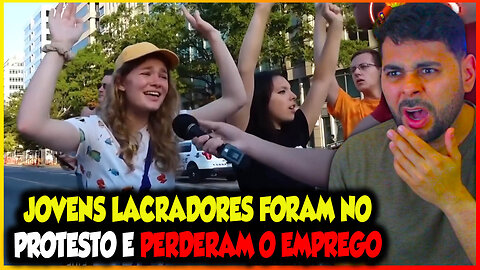 JOVENS LACRADORES FORAM NO PROTESTO E PERDERAM O EMPREGO