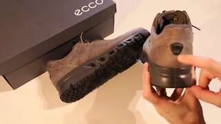 Ecco Multi-Vent Men's GTX Gore-Tex Waterproof Grey Hiking Shoes Overview First Impressions & Review