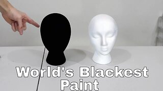 The New World's Blackest Paint (Black 3.0) vs the Brightest Flashlight!