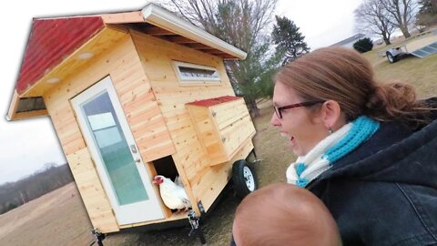 The ULTIMATE Mobile Chicken Coop 🐔 PART 2: Building the Coop