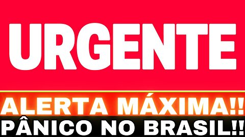 URGENTE!! GUERRA CIVIL NO BRASIL!! ALERTA MÁXIMA!! ACONTECEU AGORA!!