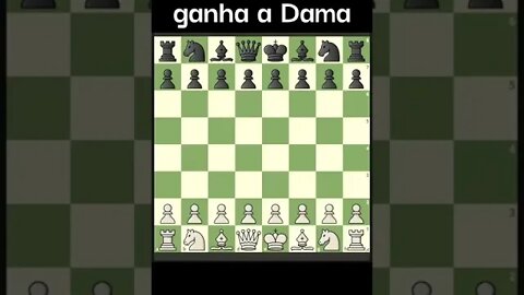 VEJA COMO GAMBITO EVANS GANHA A DAMA #Shorts #Xadrez #Chess #Ajedrez #evansgambit