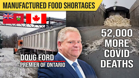 Manufactured Food Crisis : Ontario Chicken Killer : Doug Ford Covid Policies