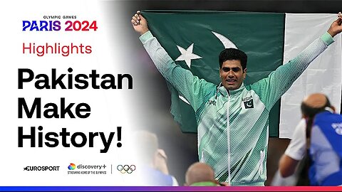 Arshad Nadeem wins first ever individual gold medal for Pakistan at Paris Olympics /Paris2024