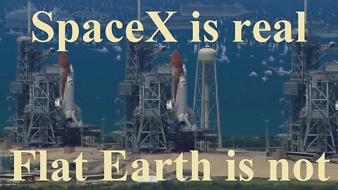 SpaceX is real - don't research Flat Earth ✅
