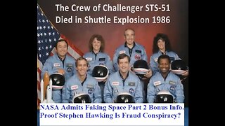 NASA Admits Faking Space Part 2 Bonus Proof Stephen Hawking Is A Fraud Conspiracy