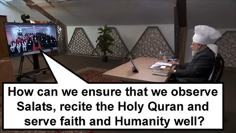 How can we ensure that we observe Salats, recite the Holy Quran and serve faith and Humanity well?