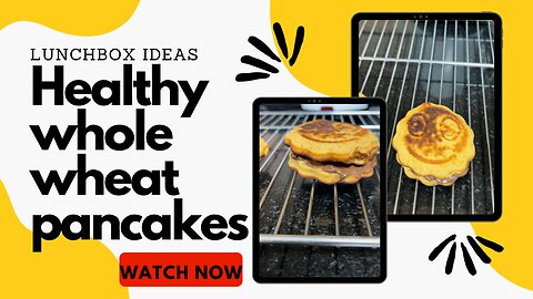 Healthy whole wheat pancakes