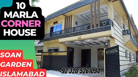 10 Marla Modern Corner House for Sale in Soan Garden Islamabad