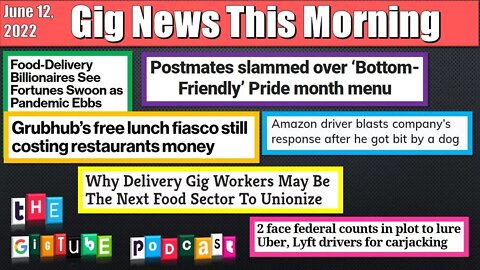 Is Postmates' Pride Month menu in bad taste? Let's dunk on GrubHub AGAIN! Drama among GigTubers