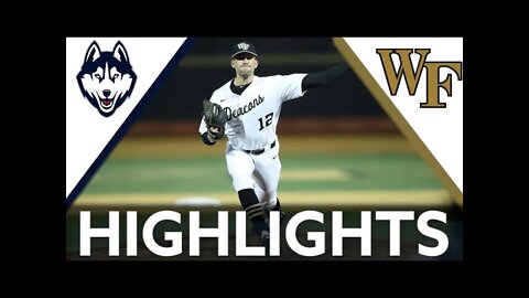 UConn vs Wake Forest (AMAZING GAME) | Regionals | 2022 College Baseball Highlights