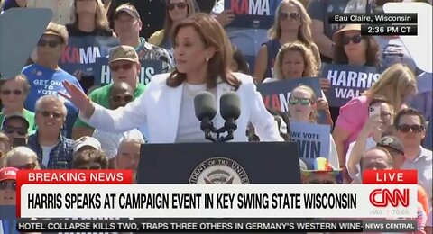 Kamala Harris Shuts Down ‘Lock Him Up Chant’ At Rally: ‘The Courts Are Going to Handle’