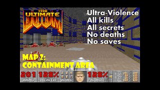 The Ultimate Doom (1995): Episode 2 — The Shores of Hell: Map 2 (E2M2) — Containment Area