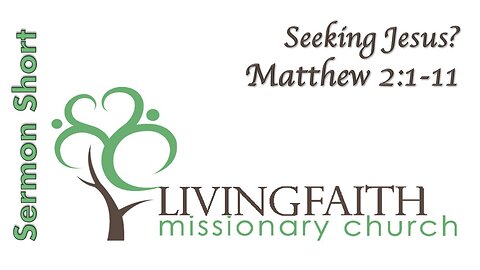 Seeking Jesus?