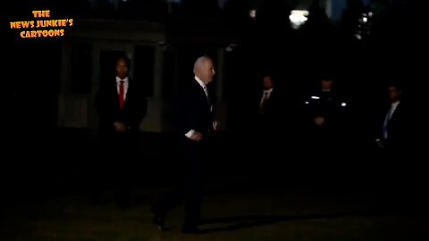 Biden literally runs away from the press as he retreats to Delaware after a 4-day work week & a weeklong vacation in the Virgin Islands.