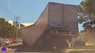 Storage Container Implosion Caught on Camera | TeslaCam Live
