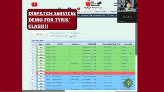 Dispatch Services Demo for Tyris' Class