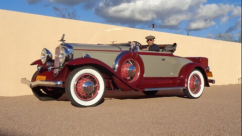 1931 Studebaker President 4 Seasons Roadster Tan / Burgundy & Ride - My Car Story with Lou Costabile