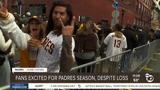 Fans excited for padres season, despite loss