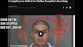 This again PROVES...GUN FREE zones don't work/GOOD GUY stops BAD GUY with gun!