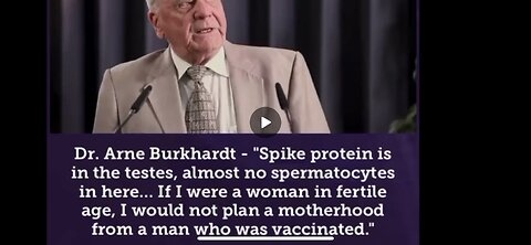 Prof. Dr. Arne Burkhardt - VAXX men - SPIKE PROTEIN IN SPERM !!!!!!