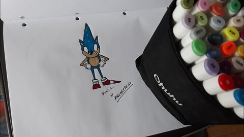 How To Draw Sonic The Hedgehog STEP BY STEP EASY