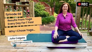 I TRIED YOGA EVERY DAY FOR 1 YEAR and My Results @yogathroughmenopause