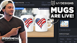 Sell Your T-Shirt Designs on COFFEE MUGS ☕ w/ MyDesigns!