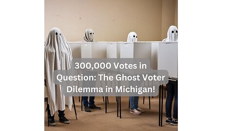 Could Ghost Voters Decide Our Elections? The Startling Michigan Report!