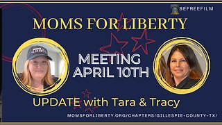 MOMS FOR LIBERTY Meeting and Books Update