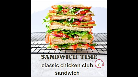 CLASSIC CHICKEN CLUB SANDWICH|EASY HOME 👍MADE CLUB SANDWICH RECIPE|@tastybitesbyzakia,