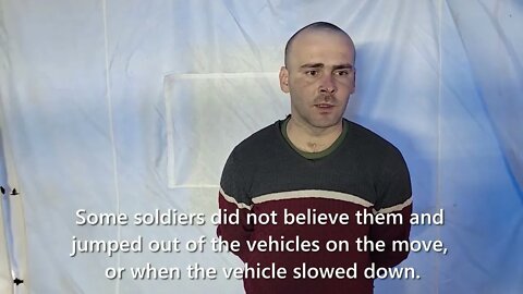 Captured Ukrainian Soldier Tells Of Ukrainian Officers' Attitude To Their Own Subordinates