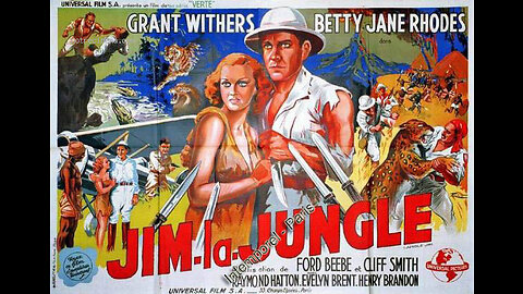 JUNGLE JIM (1937)--a 12-chapter serial combined into one video.