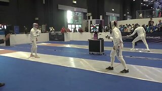 Epee Fencing - We got a runner! | East W vs Muminov N