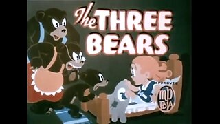 "The Three Bears" (1935 Original Colorized Cartoon)