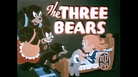 "The Three Bears" (1935 Original Colorized Cartoon)