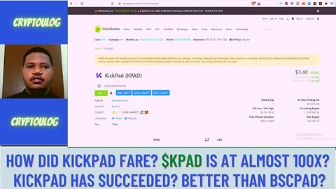 How Did Kickpad Fare? $KPAD Is At Almost 100X? KickPAD Has Succeeded? Better Than BSCPAD?
