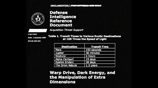 Warp Drive, Dark Energy & the Manipulation of Extra Dimensions, Real Secret Space Program, FOIA Leak