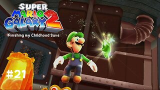 Super Mario Galaxy 2: Finishing my Childhood Save - Part 21: World 5 Green Stars