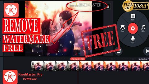 How to Remove kinemaster watermark...