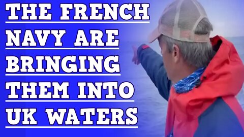 French Navy Enters UK Water To Escort The Daily Illegal Immigrant Arrivals In