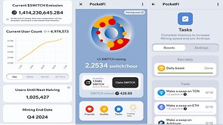 PocketFi | Claim Free 120 $SWITCH Tokens | DeFi Exchange PocketFi | New Crypto Airdrop Bot