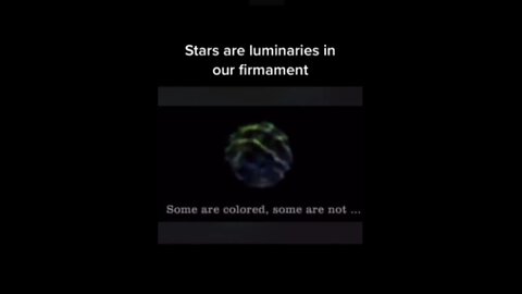 Stars are luminaries in our firmament (3min clip)